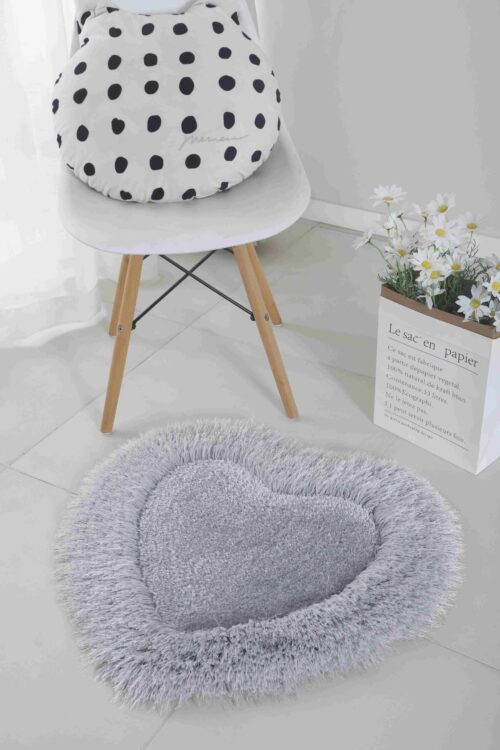 FAUX FUR Rug HEART