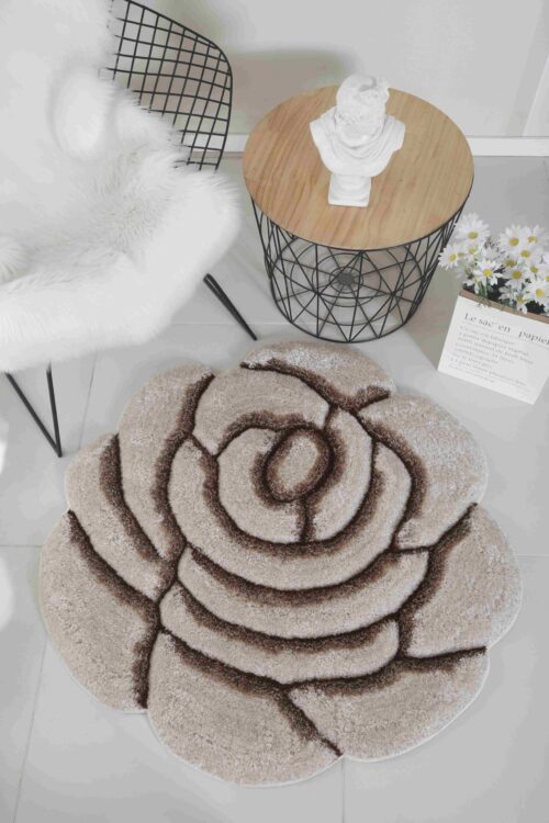 FAUX FUR Rug ROSE